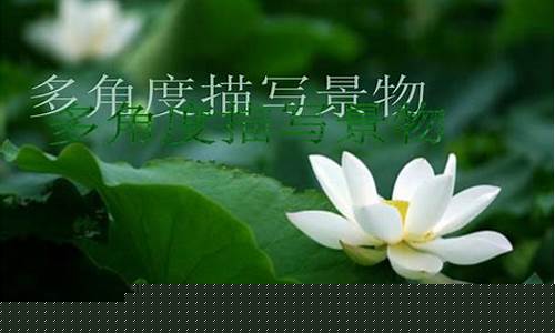 描寫(xiě)景物的角度有哪些？