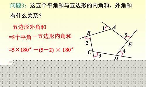 初中數(shù)學多邊形外角和定理？
