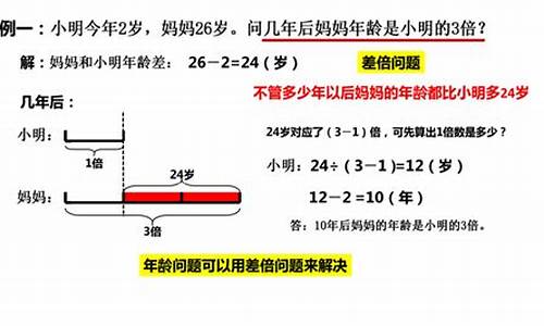 小學(xué)數(shù)學(xué)年齡問題的方程解法？