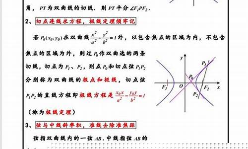 高中數(shù)學圓錐曲線的第二定義及應用？