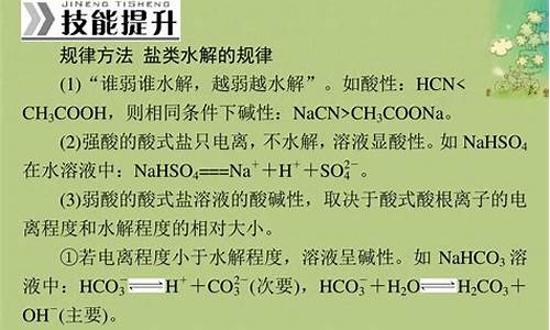鹽類水解的原理、規(guī)律及應(yīng)用（如溶液配制、除雜等）？