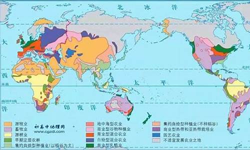 主要農(nóng)業(yè)地域類型（如水稻種植業(yè)、商品谷物農(nóng)業(yè)、大牧場放牧業(yè)等）的特點、分布地區(qū)及形成條件？