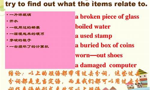 過去分詞作定語時，與所修飾的名詞之間是主動還是被動關(guān)系？