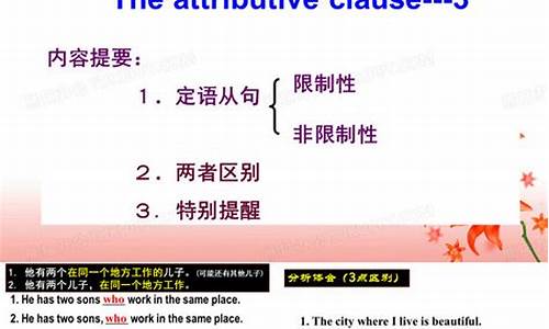 非限制性定語從句與限制性定語從句在用法和意義上有哪些重要區(qū)別？