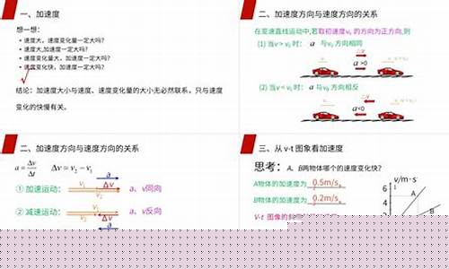 高一物理加速度的概念怎么理解？