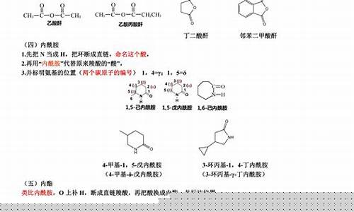 高二化學(xué)有機物的命名規(guī)則？