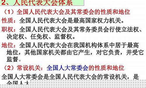 高三政治國家制度相關內(nèi)容？