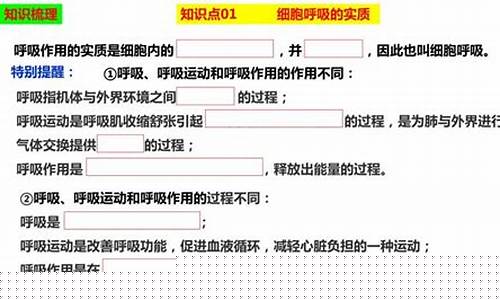 高三生物細(xì)胞呼吸的過(guò)程？