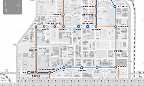 大學(xué)校園巴士的路線？