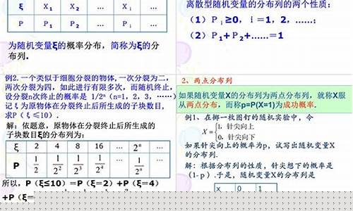 高中數(shù)學(xué)離散型隨機(jī)變量的分布列的性質(zhì)應(yīng)用？