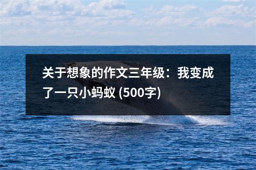 關(guān)于想象的作文三年級(jí)：我變成了一只小螞蟻 (500字)