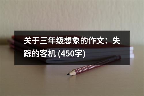 關(guān)于三年級想象的作文：失蹤的客機(jī) (450字)