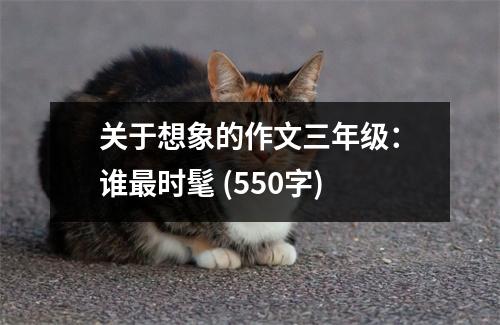 關(guān)于想象的作文三年級：誰最時髦 (550字)