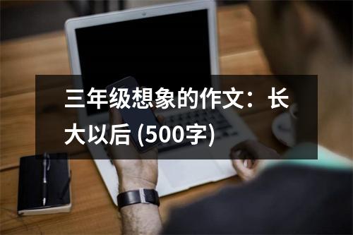 三年級(jí)想象的作文：長(zhǎng)大以后 (500字)