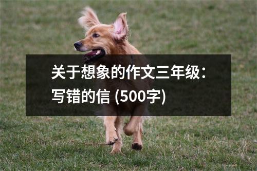 關(guān)于想象的作文三年級：寫錯的信 (500字)