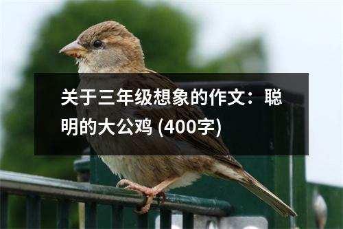 關(guān)于三年級(jí)想象的作文：聰明的大公雞 (400字)