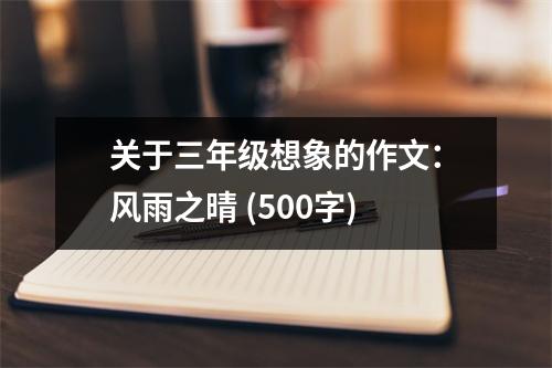 關(guān)于三年級(jí)想象的作文：風(fēng)雨之晴 (500字)