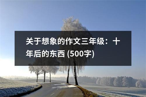 關(guān)于想象的作文三年級(jí)：十年后的東西 (500字)