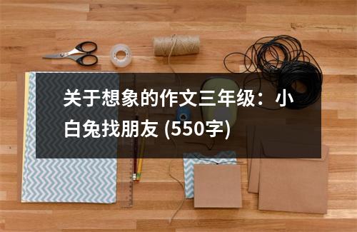 關于想象的作文三年級：小白兔找朋友 (550字)