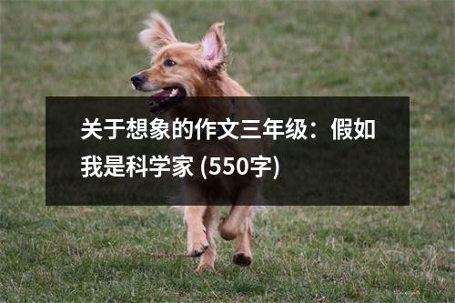 關(guān)于想象的作文三年級：假如我是科學(xué)家 (550字)