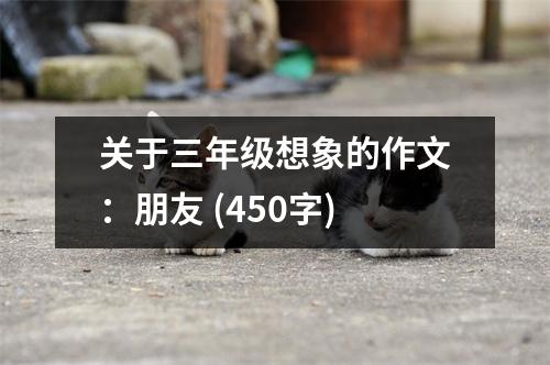 關(guān)于三年級(jí)想象的作文：朋友 (450字)