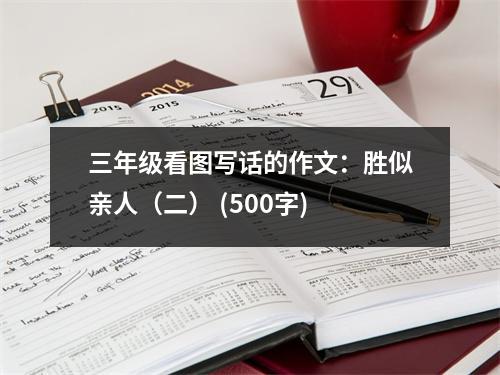 三年級看圖寫話的作文：勝似親人（二） (500字)