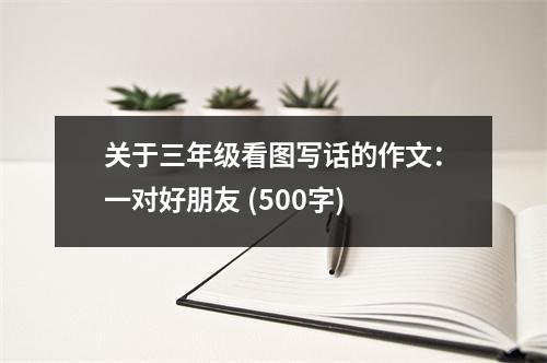 關于三年級看圖寫話的作文：一對好朋友 (500字)