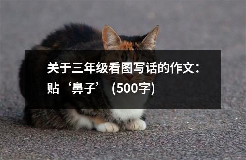 關(guān)于三年級(jí)看圖寫(xiě)話的作文：貼‘鼻子’ (500字)