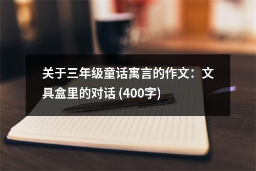 關于三年級童話寓言的作文：文具盒里的對話 (400字)