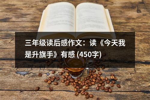 三年級讀后感作文：讀《今天我是升旗手》有感 (450字)