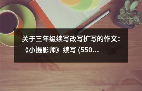 關(guān)于三年級(jí)續(xù)寫改寫擴(kuò)寫的作文：《小攝影師》續(xù)寫 (550字)