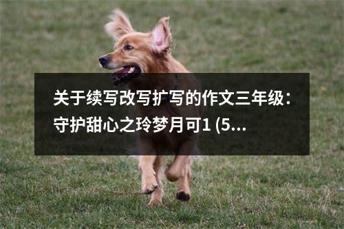 關(guān)于續(xù)寫改寫擴(kuò)寫的作文三年級(jí)：守護(hù)甜心之玲夢(mèng)月可1 (500字)
