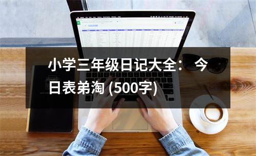 小學(xué)三年級日記大全： 今日表弟淘 (500字)