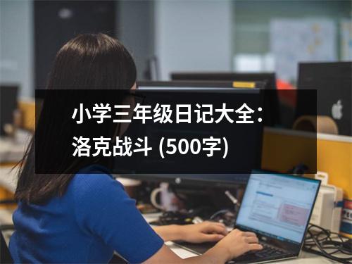 小學(xué)三年級(jí)日記大全： 洛克戰(zhàn)斗 (500字)