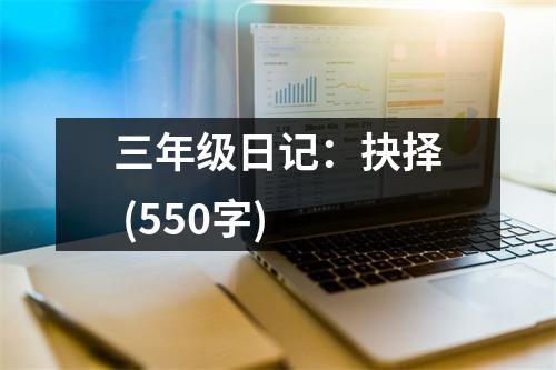 三年級日記：抉擇 (550字)
