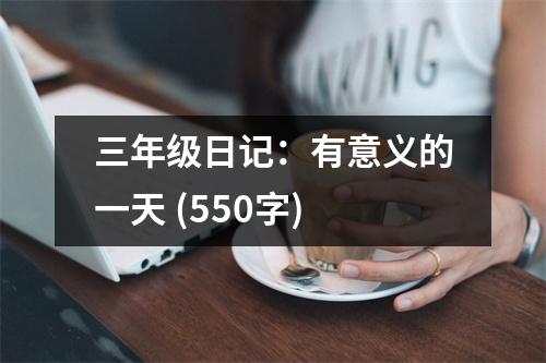 三年級日記：有意義的一天 (550字)