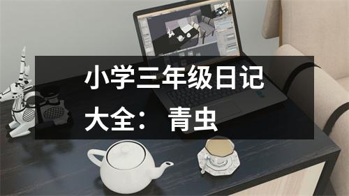 小學(xué)三年級日記大全： 青蟲