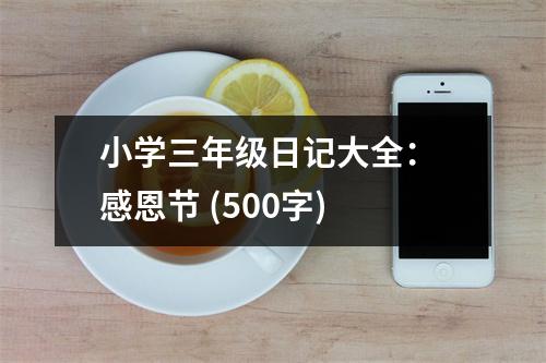 小學(xué)三年級日記大全： 感恩節(jié) (500字)