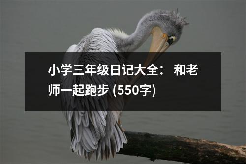 小學(xué)三年級日記大全： 和老師一起跑步 (550字)