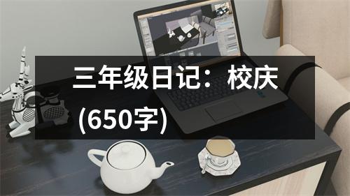 三年級日記：校慶 (650字)