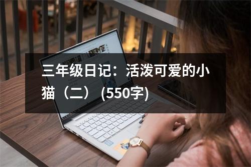 三年級日記：活潑可愛的小貓（二） (550字)
