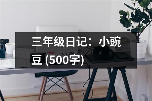 三年級(jí)日記：小豌豆 (500字)