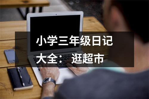 小學三年級日記大全： 逛超市