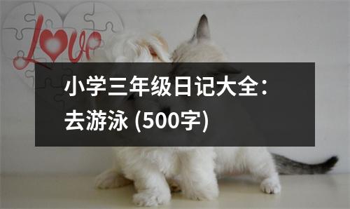 小學(xué)三年級(jí)日記大全： 去游泳 (500字)