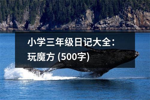 小學(xué)三年級(jí)日記大全： 玩魔方 (500字)
