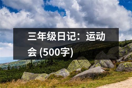 三年級(jí)日記：運(yùn)動(dòng)會(huì) (500字)