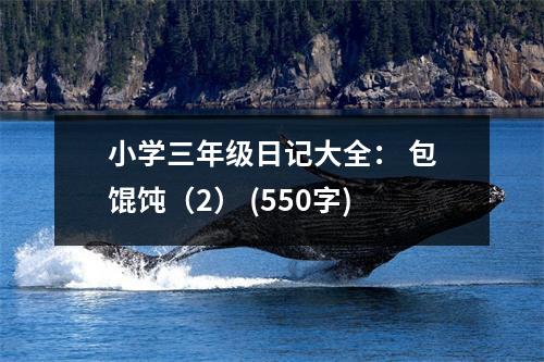 小學三年級日記大全： 包餛飩（2） (550字)