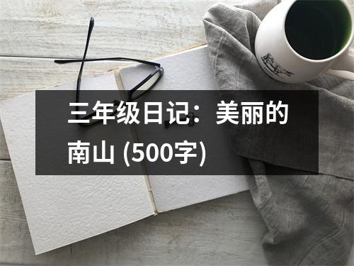 三年級日記：美麗的南山 (500字)
