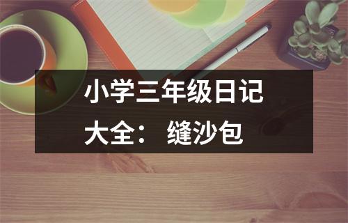小學(xué)三年級日記大全： 縫沙包