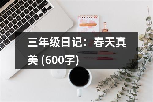 三年級日記：春天真美 (600字)